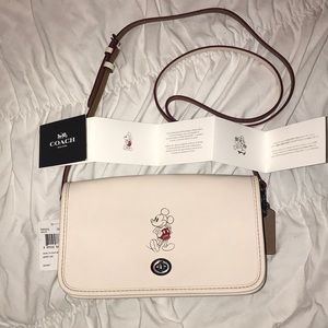 💯% authentic Coach Mickey leather Penny Crossbody